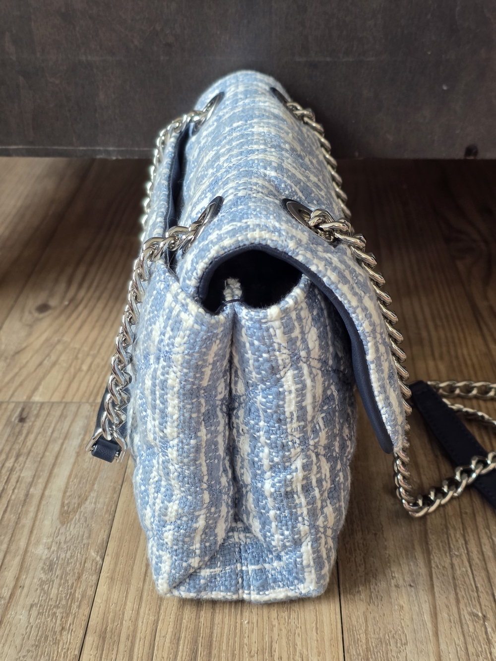 Kate Spade Natalia Denim Tweed Flap Bag - Picture 3 of 10